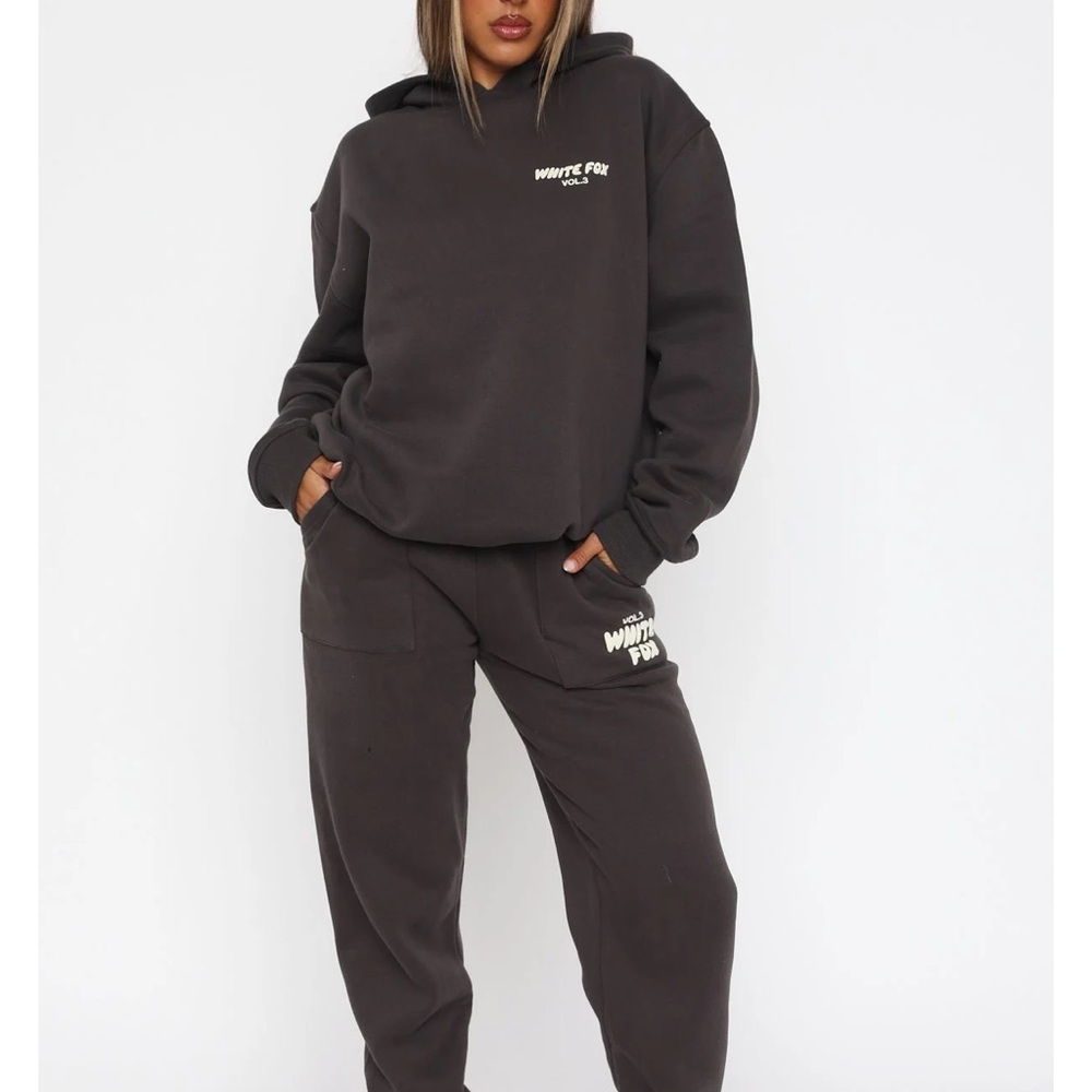 White Fox Sweat Set